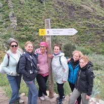 Grupo durante una parada de la ruta por Tenerife